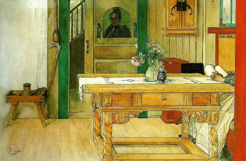 Carl Larsson sondag -sondagsvila China oil painting art